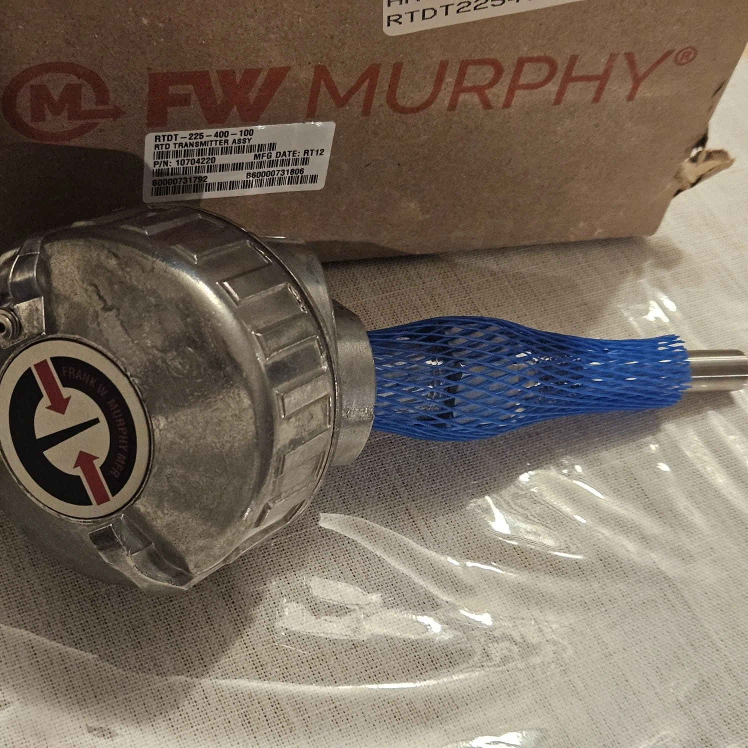 Murphy Resistance Temperature Detector Part # 10704220 - RTDT-225-400-100