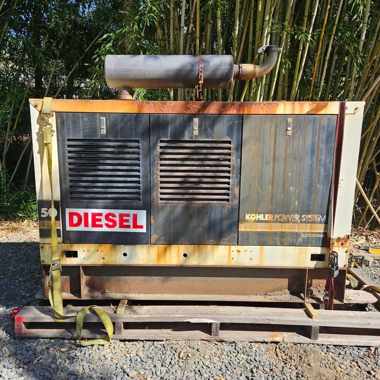 KOHLER Diesel Generator,Canopy Covers Out Side