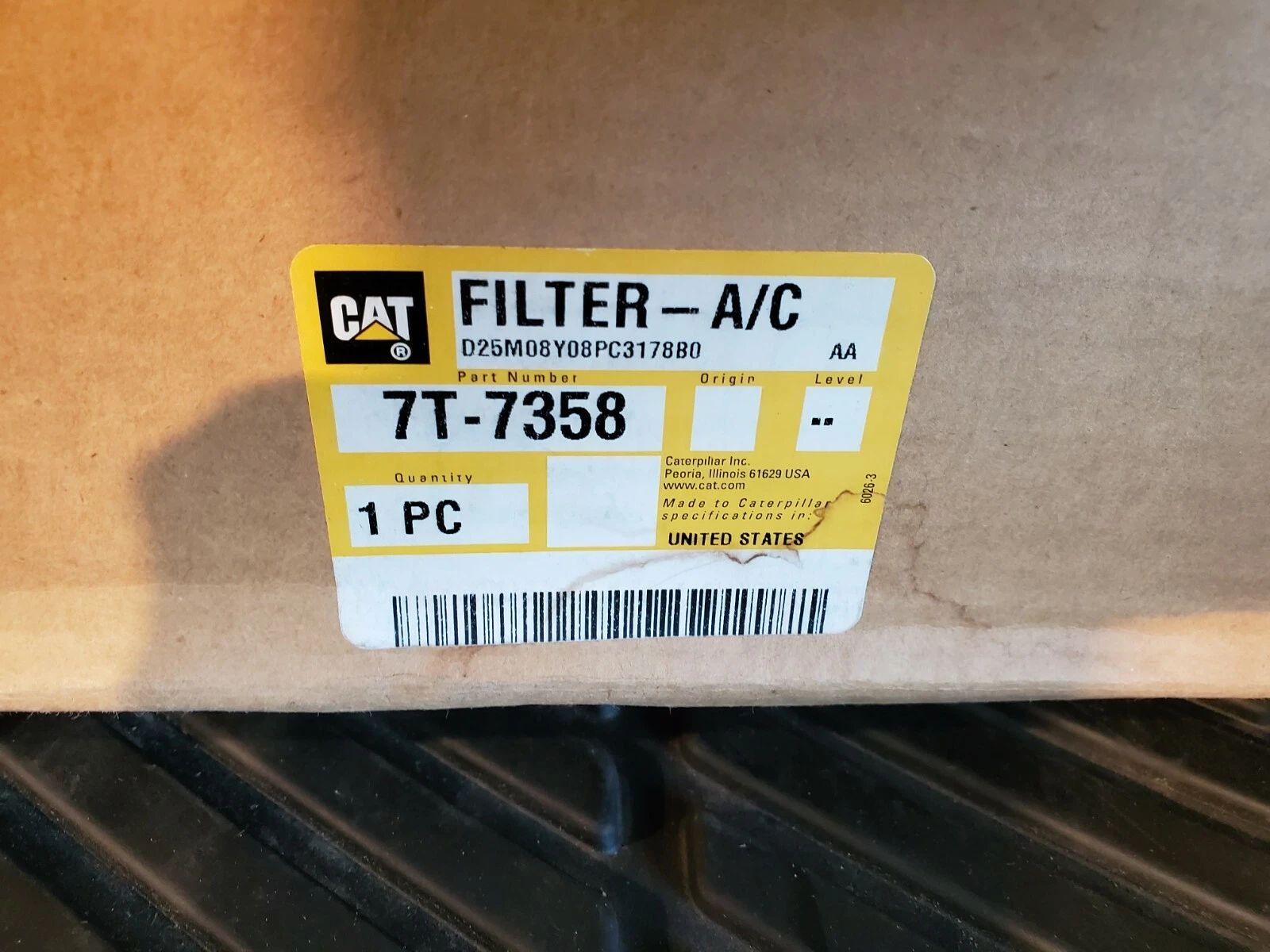 Caterpillar Air Filter Various Model 7T-7358 AC/Cabin Filter Element